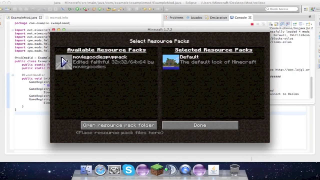 How To Make A Mod For Minecraft On Mac